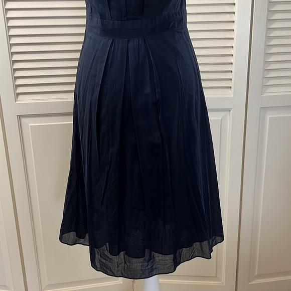 Theory Navy Blue fit and flair dress - Picture 8 of 10